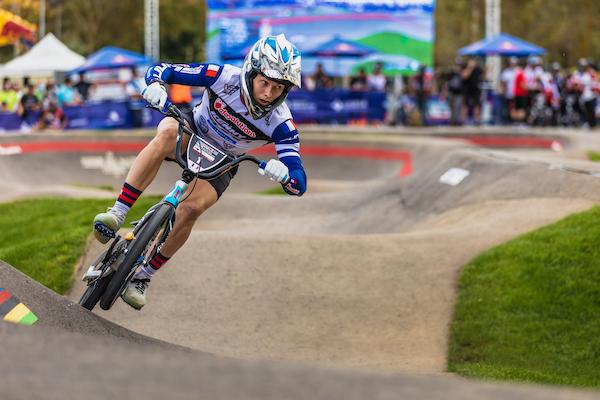 Eddy Clerte posted the fastest time on the track at the Red Bull UCI Pump Track World Championships 2021.