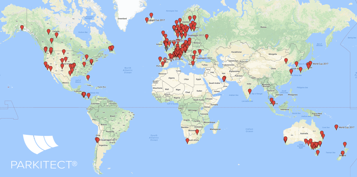 PARKITECT has installed over 400 modular pumptracks around the globe.
