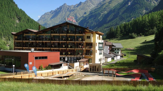 PARKITECT modular pumptrack in Solden, Austria at Hotel Sunny is on our list of worlds greatest pumptracks